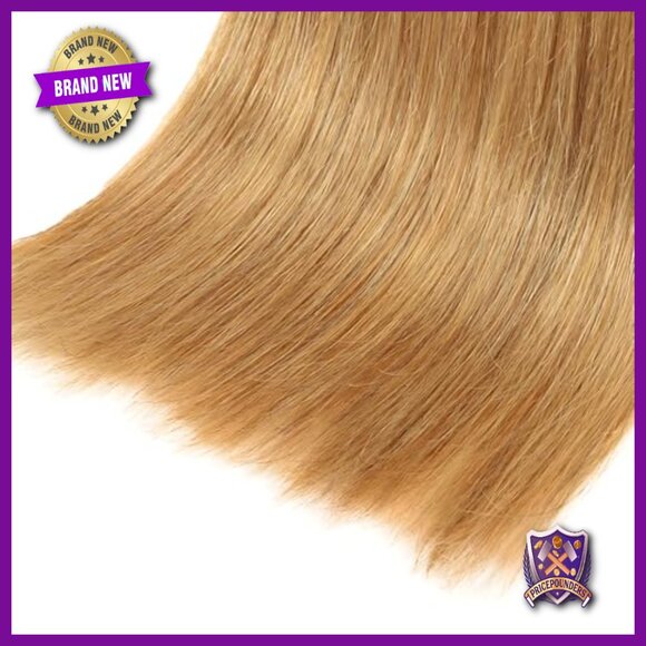 Brazilian Virgin Human Hair Extensions 3 Bundle Set 26-30 Inch Straight Weave